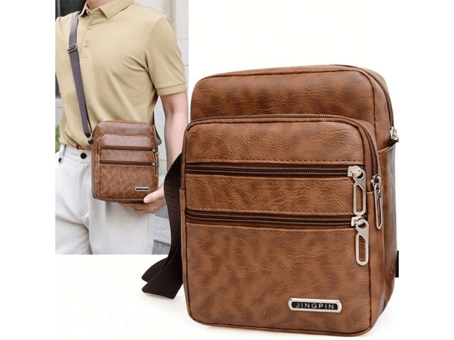 Bags 31- Men's Bag, Casual Shoulder Bag, Men's Bag, Casual Cross-Body Bag, PU Leather Bag, Business Bag Small Bag For Men Retro Bag Body Bag
$10