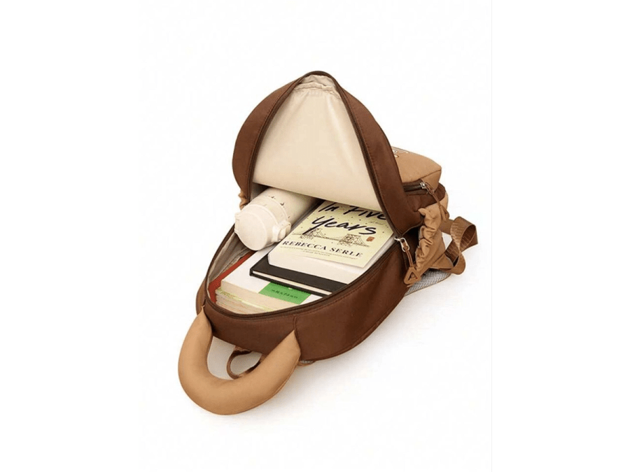 Bags 41- New Cute Cartoon Large And Small Backpack, Capybara Pattern, Can Be Carried On One Shoulder, Smooth Zipper Closure, Fashionable And Casual, Suitable For Daily School Travel And Outdoor Sports
$14