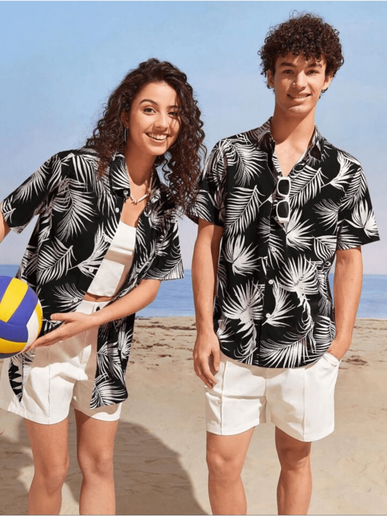 Unisex 21- Manfinity Unisex Woven Casual Shirt, Minimalist And Fashionable, Suitable For Summer
$18