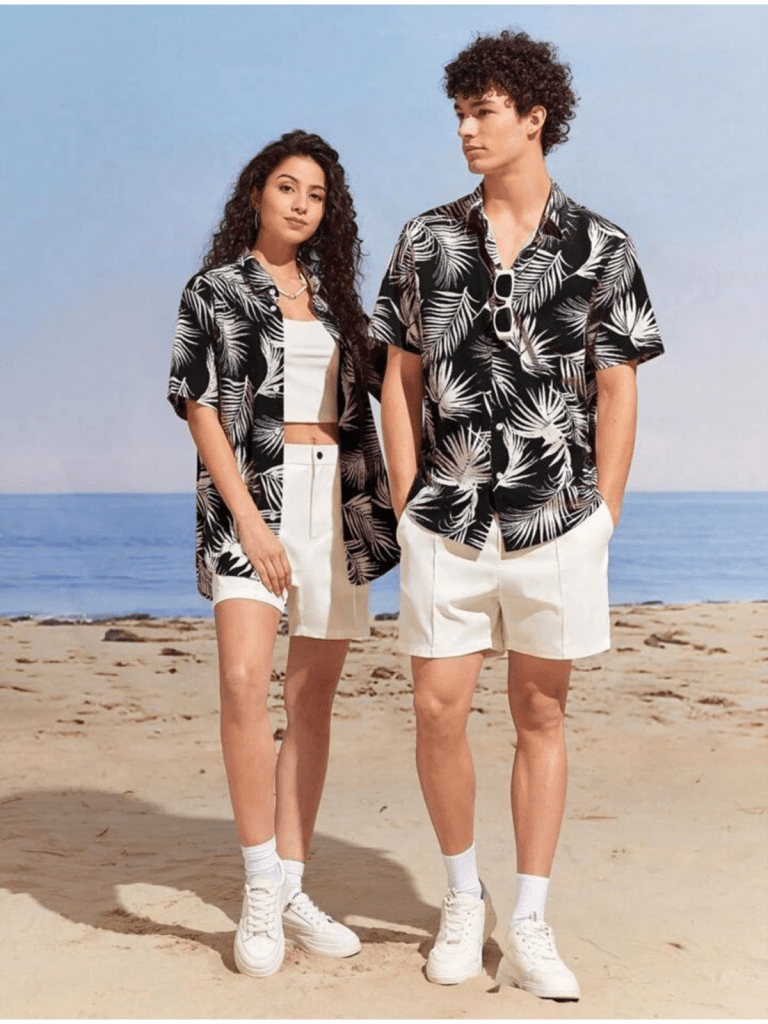 Unisex 21- Manfinity Unisex Woven Casual Shirt, Minimalist And Fashionable, Suitable For Summer
$18