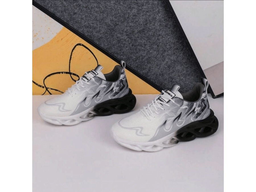 Shoes 31- New Summer Lightweight Comfortable Balance & Shock Absorbing Flame Contrast Color Casual Sports Shoes For Men
$26