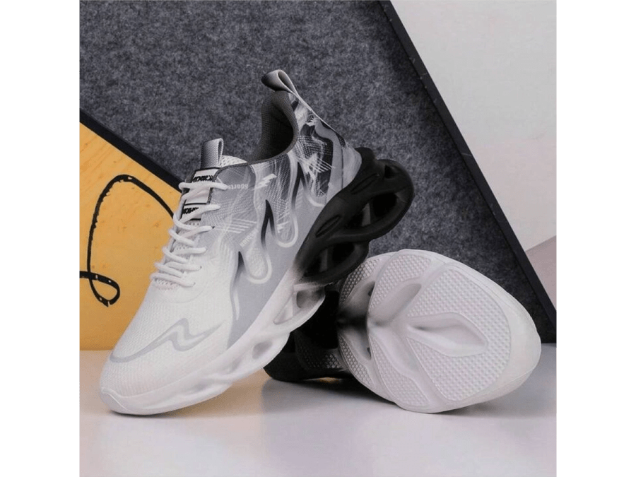 Shoes 31- New Summer Lightweight Comfortable Balance & Shock Absorbing Flame Contrast Color Casual Sports Shoes For Men
$26