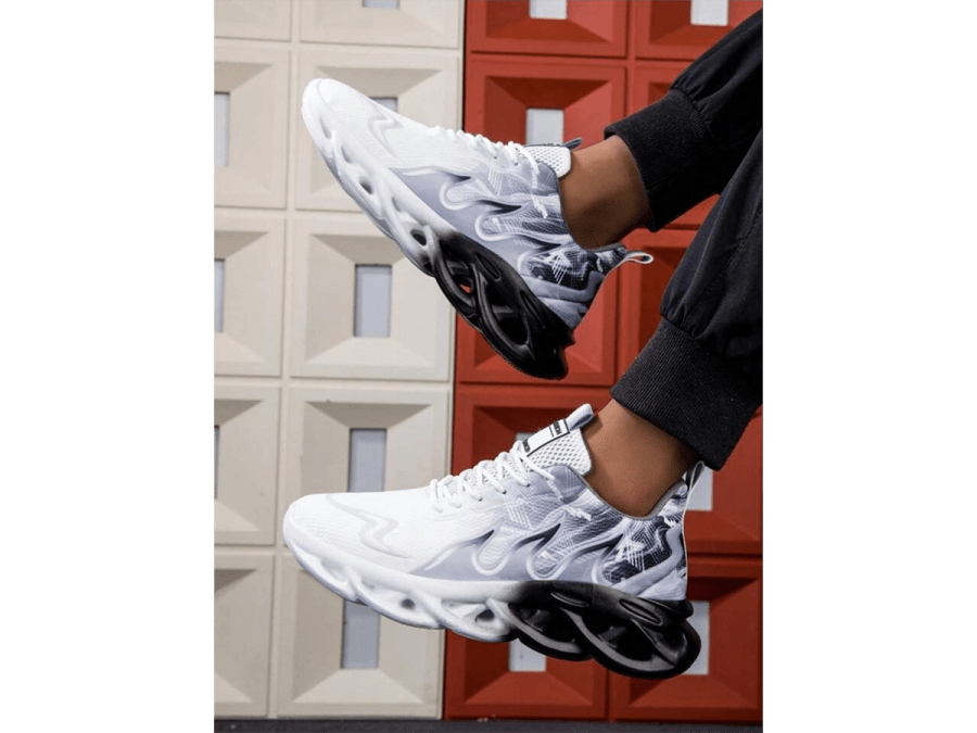 Shoes 31- New Summer Lightweight Comfortable Balance & Shock Absorbing Flame Contrast Color Casual Sports Shoes For Men
$26