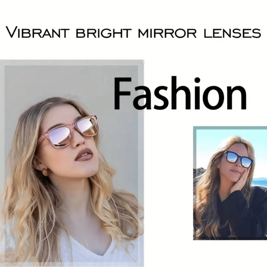 Sunglasses 21- Bokaeyewear 692 Oversized Fashion Glasses with Bright Mirror Lenses - Trendy Fashion Accessories, Multiple Color Options, Metal Hinges & Includes Cleaning Cloth for, Parties, Daily Wear, Stylish Eyewear, Bold Design, Durable Frames, Statement Eyewear, Party Goers
$35