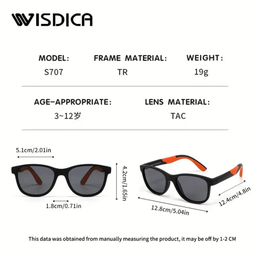 Sunglasses 41- WISDICA 1 Pair Y2K Youngsters Fashion Glasses, Unisex Square Frame with Secondary Injection Design Temples, TAC Lenses, TPEE Frame, Suitable for Youngsters's Summer,,, Casual Decorative Eyewear, Holiday Gift Choice
$20
