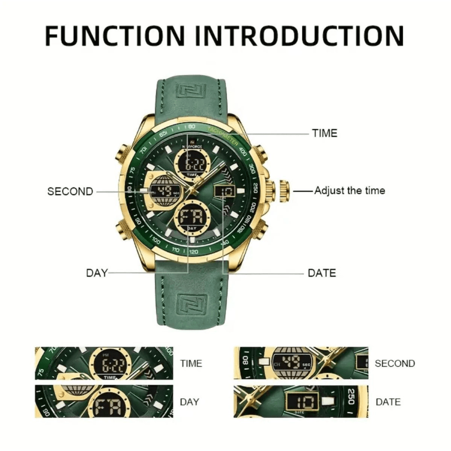 Watches 21- A Dual-display Men's Watch From NAVIFORCE Makes A Great Gift.
$20