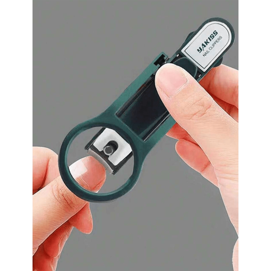 Beauty tools 241- 1pc Magnifying Glass Nail Clipper Elderly Multifunctional Open Jaw Clipper Nail Cutter Splash-Proof Nail Clipper,Bag,Organizer,Storage
$6