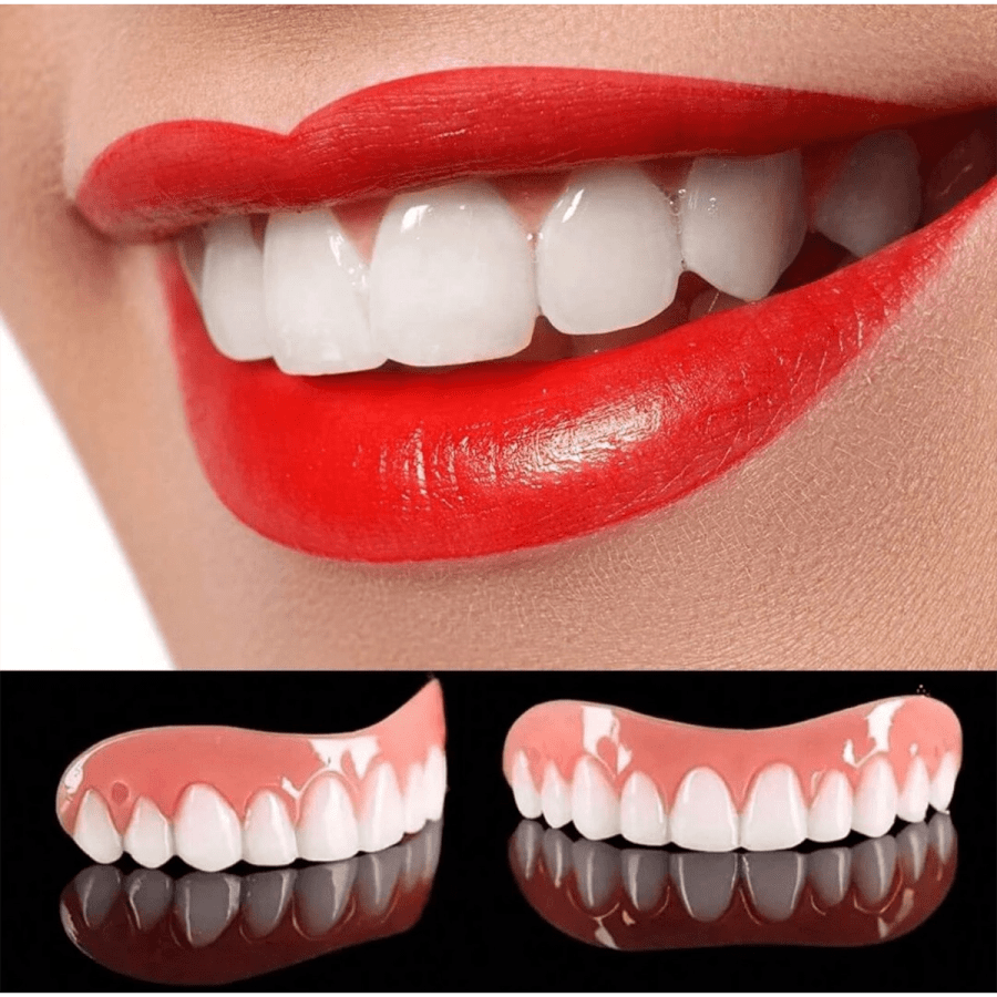 Beauty Other 241- 4pcs/Set Soft Adjustable Reusable Fake Teeth Whitening Dental Mouth Orthodontic Braces, Comfortable Fit For Men & Women, Great Gift
$6
