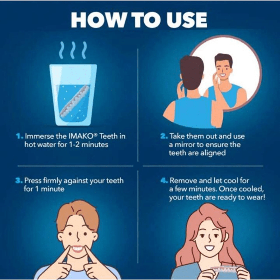 Beauty Other 241- 4pcs/Set Soft Adjustable Reusable Fake Teeth Whitening Dental Mouth Orthodontic Braces, Comfortable Fit For Men & Women, Great Gift
$6