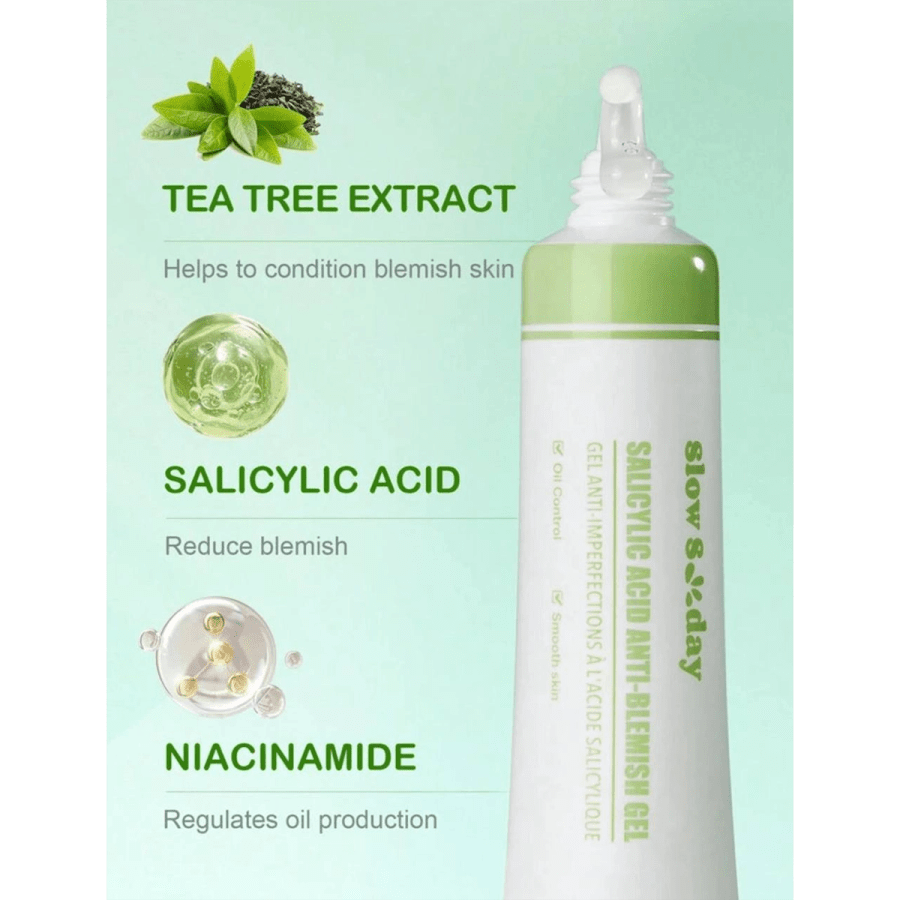 Body care 231- SlowSunday Salicylic Acid Anti-Blemish Gel
$4
