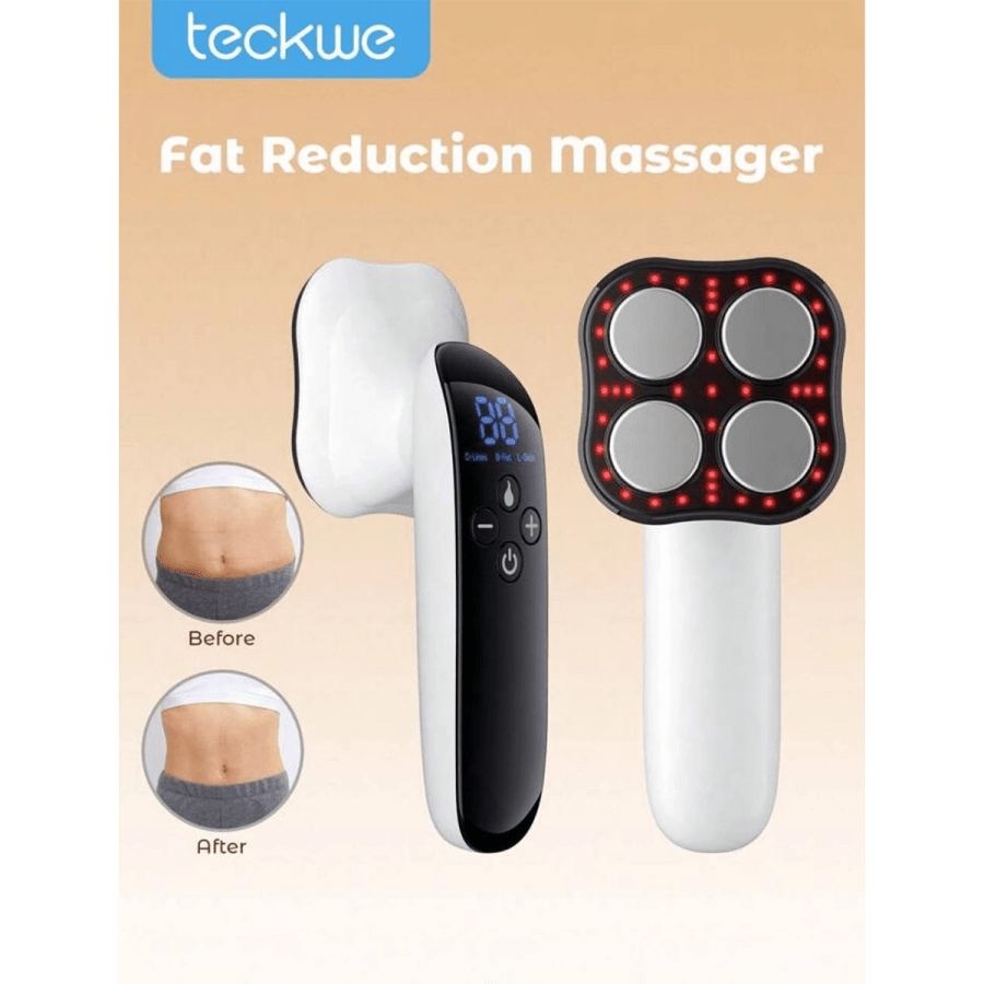 Body care 241- Teckwe Upgraded Cordless Massager Heads Body Sculpting Machine 4 Heads Pro Max Version Cellulite Massager, 4 IN 1 Stretch Marks Remover Body Beauty Machine For Belly Thigh Hip Leg, White
$35