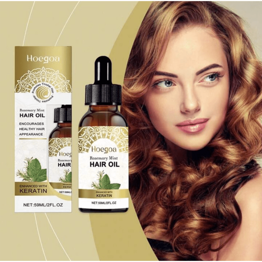 Haircare 211- Rosemary Mint Hair Treatment Essence - Nourishing Hair Oil For Frizzy, Dull Hair, Leaving Hair Soft, Shiny & Fragrant
$8