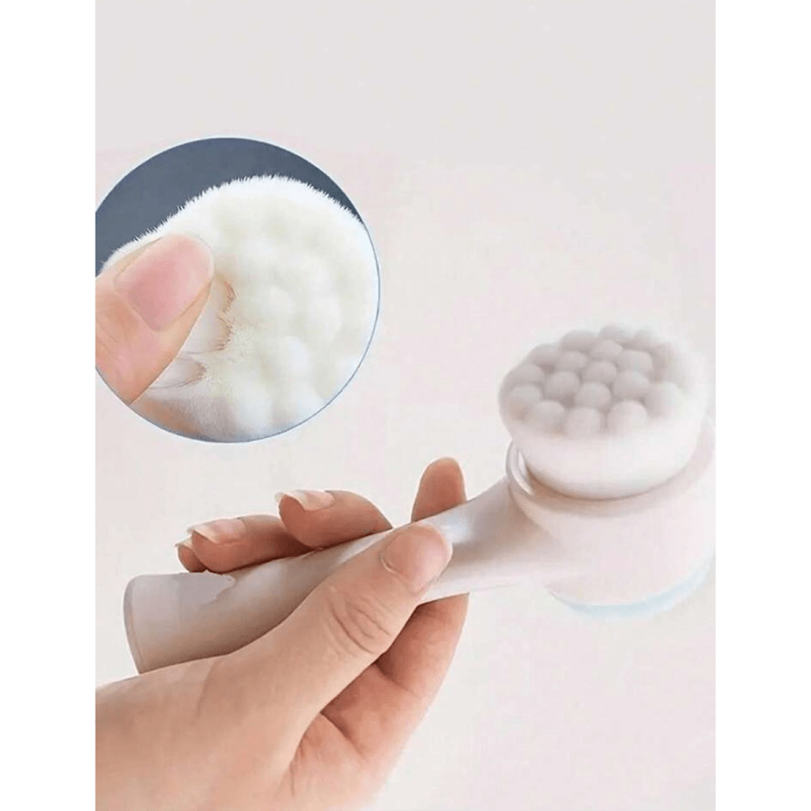 Personal hygiene 211- 2-In-1 Silicone Cleansing Brush - Gentle Exfoliation And Massage, Soft Double-Sided Bristles For All Skin Types, A Gift For Your Girlfriend Face Clean,Facial Brush,Bag,Organizer,Storage
$8