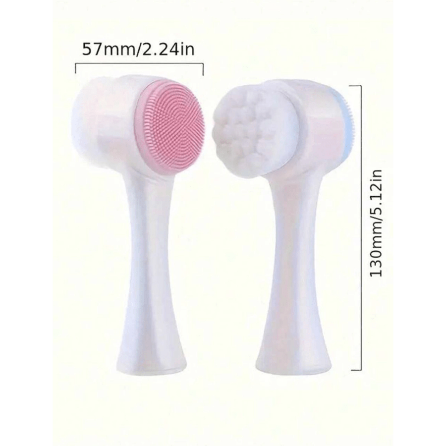 Personal hygiene 211- 2-In-1 Silicone Cleansing Brush - Gentle Exfoliation And Massage, Soft Double-Sided Bristles For All Skin Types, A Gift For Your Girlfriend Face Clean,Facial Brush,Bag,Organizer,Storage
$8