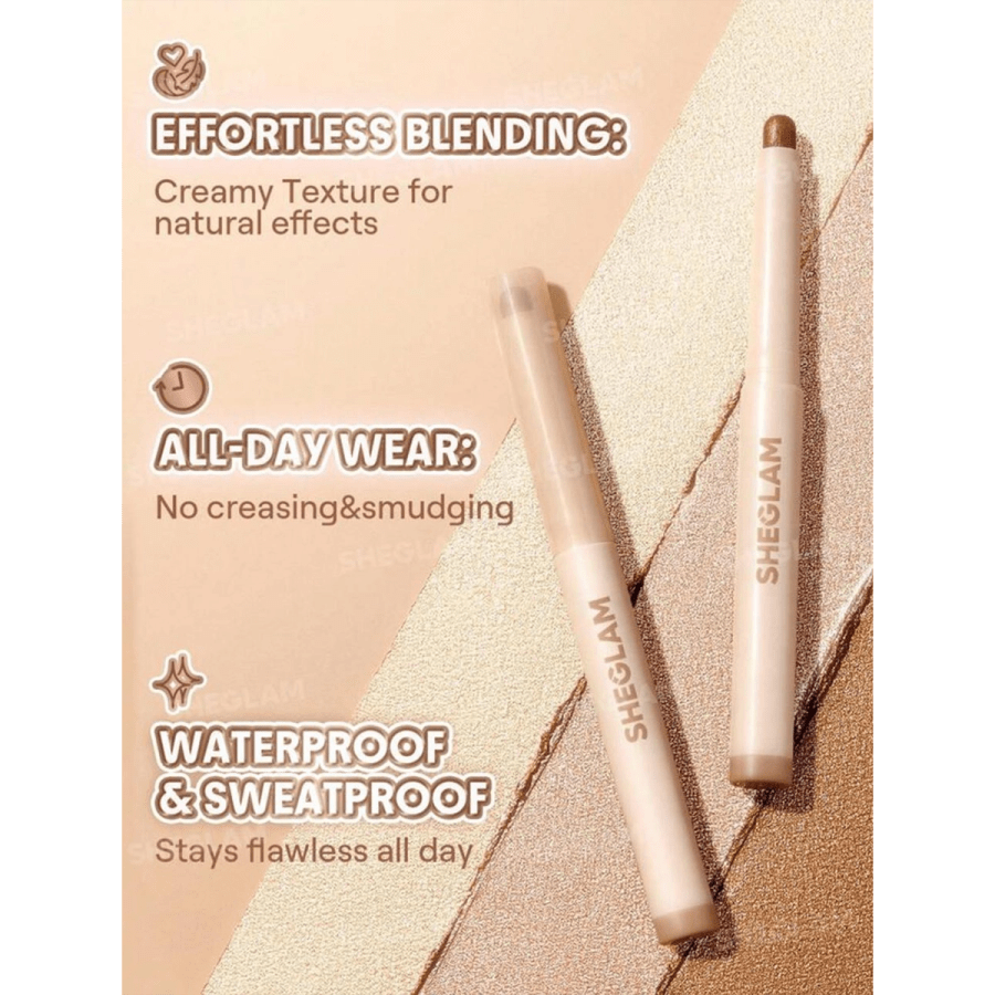 Makeup 211- SHEGLAM Creamsicle Eyeshadow Stick-Lush Graduation Birthday Holiday Summer Fall Autumn Y2K Fancy Fashion Women Makeup Cosmetic Party Beach Travel Camping Outdoors School Campus Trip Festivals Decor Gift Present Rose Girl Cosplay Best Color Charm Vibe
$6